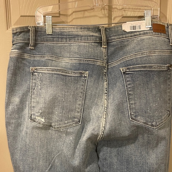 NWT Distressed Judy Blue High Waisted Skinny Fit Jeans, Size 20w - Picture 6 of 8